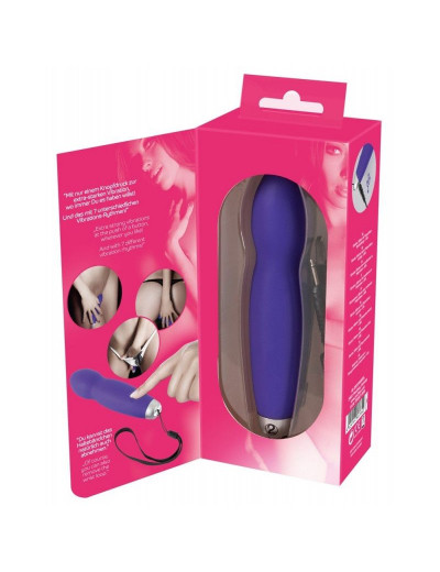 Фиолетовый вибратор Power Vibe - 15,4 см.