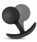 Черная анальная пробка Wearable Vibra Plug - 9,5 см.