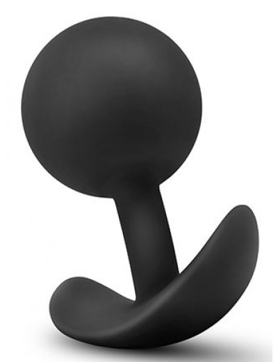 Черная анальная пробка Wearable Vibra Plug - 9,5 см.