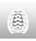 Мастурбатор-яйцо с охлаждающей смазкой EGG Wavy Cool
