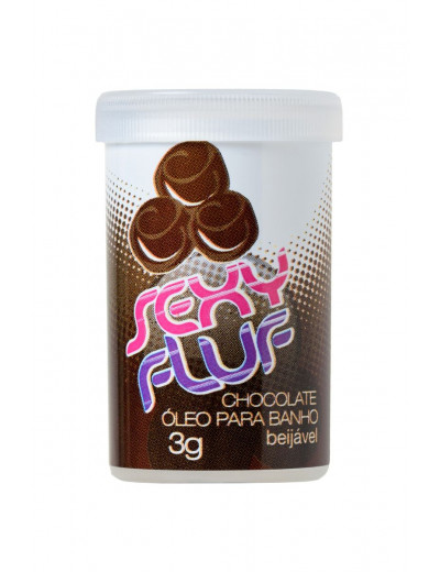 Масло для ванны и массажа SEXY FLUF с ароматом шоколада - 2 капсулы (3 гр.)
