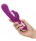 Фиолетовый вибратор-кролик Signature Silicone Thumping Rabbit с пульсирующим воздействием - 22,75 см.