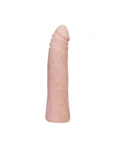 Гнущийся фаллоимитатор телесного цвета Realistic Cock - 20 см.