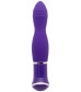 Фиолетовый вибратор ECSTASY Rippled Vibe - 19,5 см.