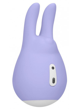 Фиолетовый клиторальный стимулятор Love Bunny - 9,4 см.