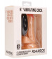 Телесный вибратор-реалистик Vibrating Realistic Cock 6  With Scrotum - 15 см.