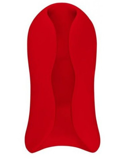 Красный вибромастурбатор Vibrating Stroker