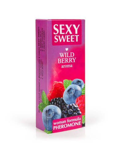 Парфюм для тела с феромонами Sexy Sweet с ароматом лесных ягод - 10 мл.