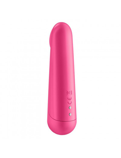 Розовый мини-вибратор Ultra Power Bullet 3