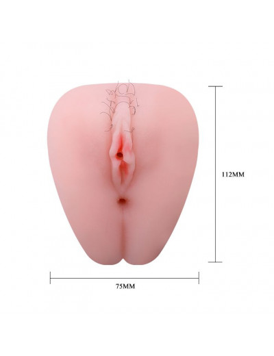Телесная вибровагина Erowoman-Eroman