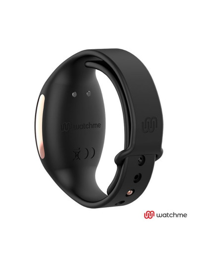 Черно-золотой вибратор с пультом-часами Anne s Desire Curve G-Spot Vibe Wireless Watchme - 20,5 см.