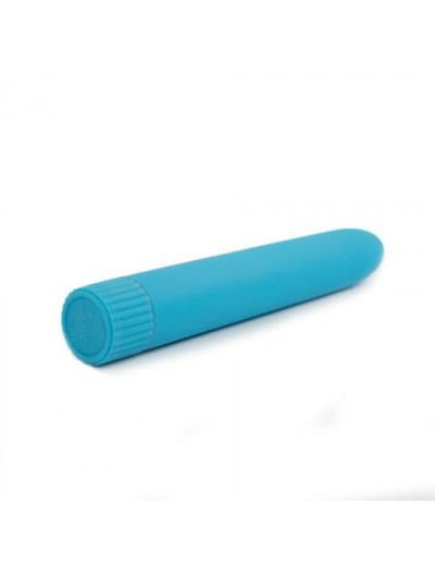Голубой вибромассажер Climax Smooth 7  Vibe - 17,8 см.
