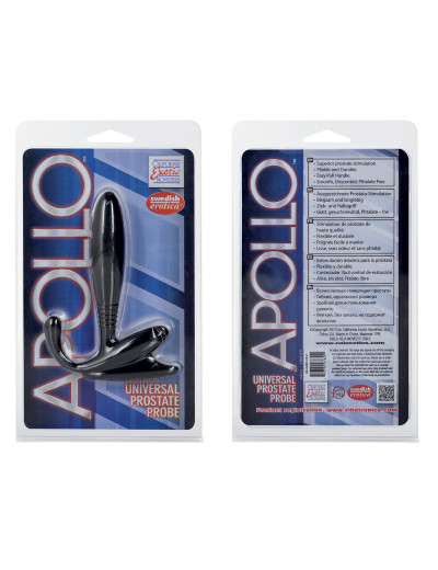 Черный стимулятор простаты APOLLO UNIVERSAL PROSTATE PROBE