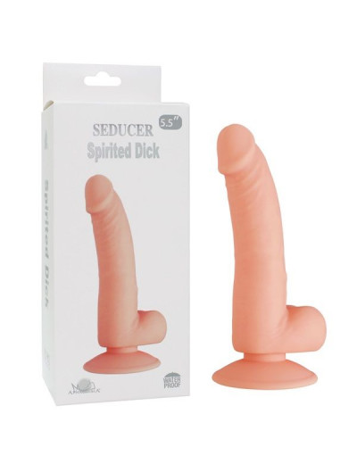 Телесный фаллоимитатор SEDUCER Spirited Dick - 18 см.