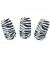 Набор лаковых полосок для ногтей Зебра Nail Foil