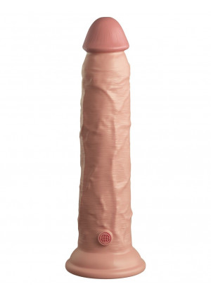Телесный фаллоимитатор 9  Silicone Dual Density Cock - 25,4 см.