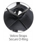 Кофейный страпон Strap-on Harness Cock - 15,2 см.
