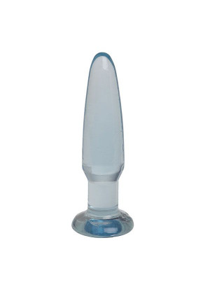 Голубая анальная пробка UNISEX UNI PLUG - 11 см.