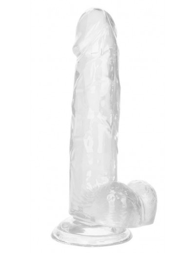 Прозрачный фаллоимитатор Size Queen 6  - 20,25 см.