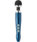 Синий беспроводной вибратор Doxy Die Cast 3R Rechargeable Wand - 28 см.