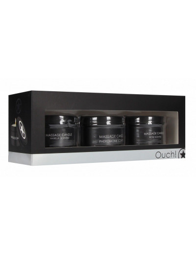 Набор из 3 массажных свечей Massage Candle Set