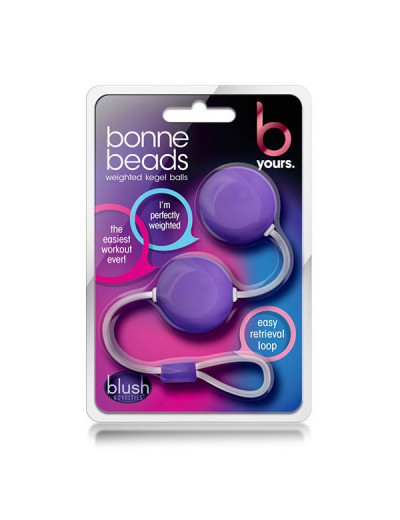 Фиолетовые вагинальные шарики Bonne Beads