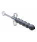 Черный шприц-аппликатор для введения лубриканта Silicone Links Lube Launcher - 19,7 см.