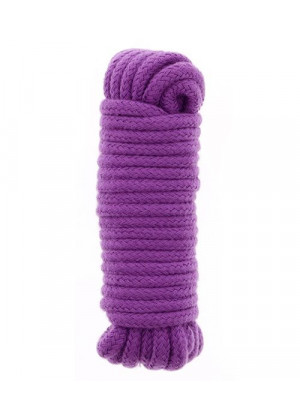 Фиолетовая веревка для связывания BONDX LOVE ROPE - 5 м.
