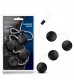 Чёрные анальные шарики Performance Pleasure Balls