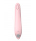 Нежно-розовый вибромассажер LUSTY WOODPECKER - 18 см.