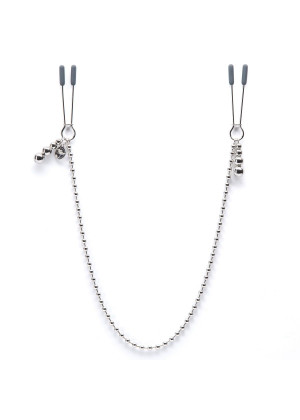 Зажимы для сосков на нитке бусин At My Mercy Chained Nipple Clamps