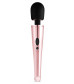 Черно-розовый вибромассажер Nouveau Wand Massager - 30 см.