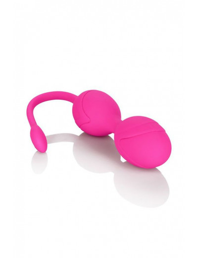 Розовые вагинальные шарики с ДУ и функцией памяти Remote Dual Motor Kegel System