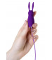 Фиолетовое виброяйцо с пультом управления A-Toys Bunny, работающее от USB