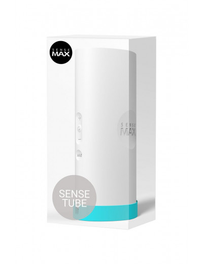 Белый мастурбатор Sense Max с вибрацией
