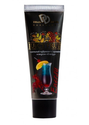 Интимный гель-смазка JUICY FRUIT с ароматом энергетика - 30 мл.