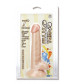Телесный фаллоимитатор на присоске G-GIRL STYLE 7INCH DONG WITH SUCTION CAP - 17,8 см.