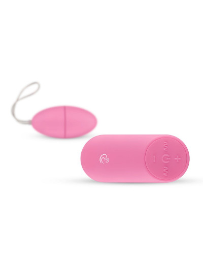 Розовое виброяйцо Vibrating Egg с пультом ДУ