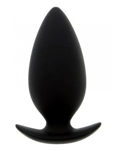 Чёрная анальная пробка BOOTYFUL ANAL PLUG MEDIUM BLACK - 9,8 см.