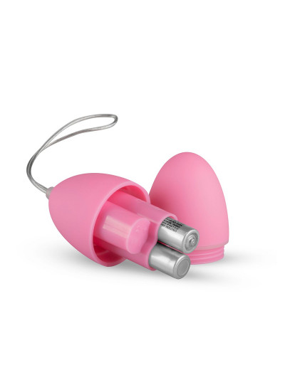 Розовое виброяйцо Vibrating Egg с пультом ДУ