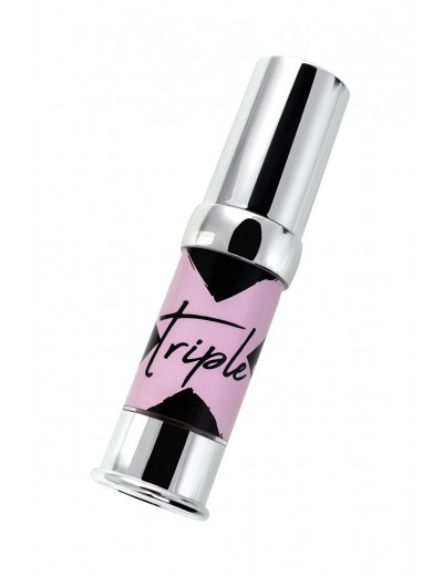 Возбуждающий гель с эффектом вибрации и охлаждения Triple X 3 in 1 Unisex Pleasure Enhancer Gel - 15 мл.