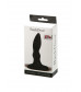 Черный анальный стимулятор Beginners p-spot massager - 11 см.