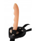 Телесный страпон Cavelier Strap-On - 15 см.