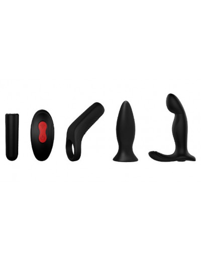 Стильный вибронабор для мужчин Dusky Pleasure Set