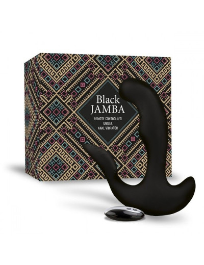 Универсальный анальный массажер Black Jamba Anal Vibrator - 12 см.