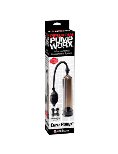 Черная мужская помпа Euro Pump