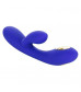 Фиолетовый вибратор с функцией электростимуляции Intimate E-Stimulator Dual Wand - 21,5 см.
