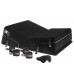 Чёрная подушка для секса из двух частей с креплениями Wedge/Ramp Combo Conversion Kit