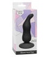 Чёрная анальная пробка Waved Anal Plug Black - 11 см.
