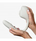 Серый вакуумный стимулятор с отростком Ose 2 Premium Robotic Massager